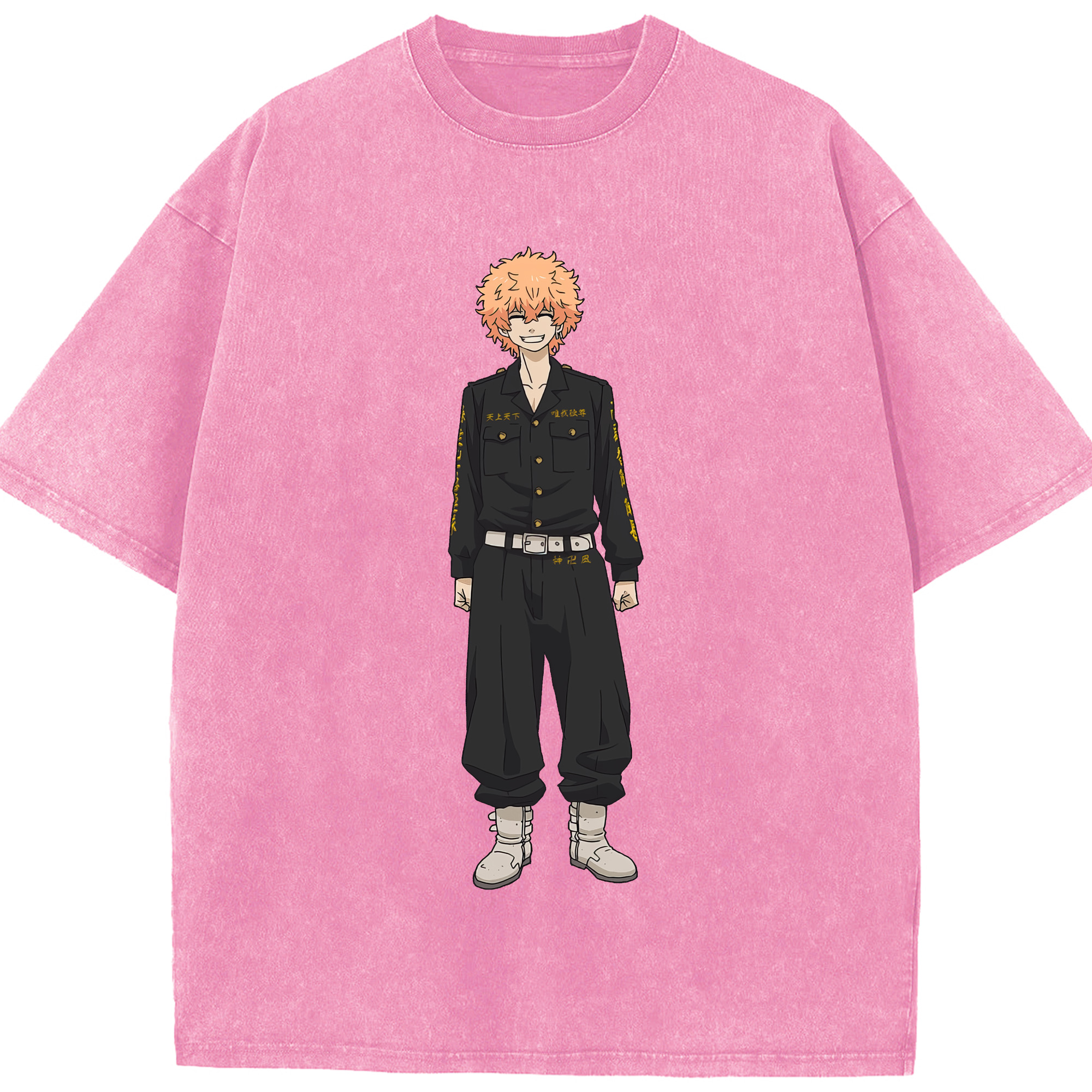 （画像用） 東京リベンジャーズ Tokyo Revengers 綿100% ヴィンテージ風 半袖Tシャツ（フロントプリント）